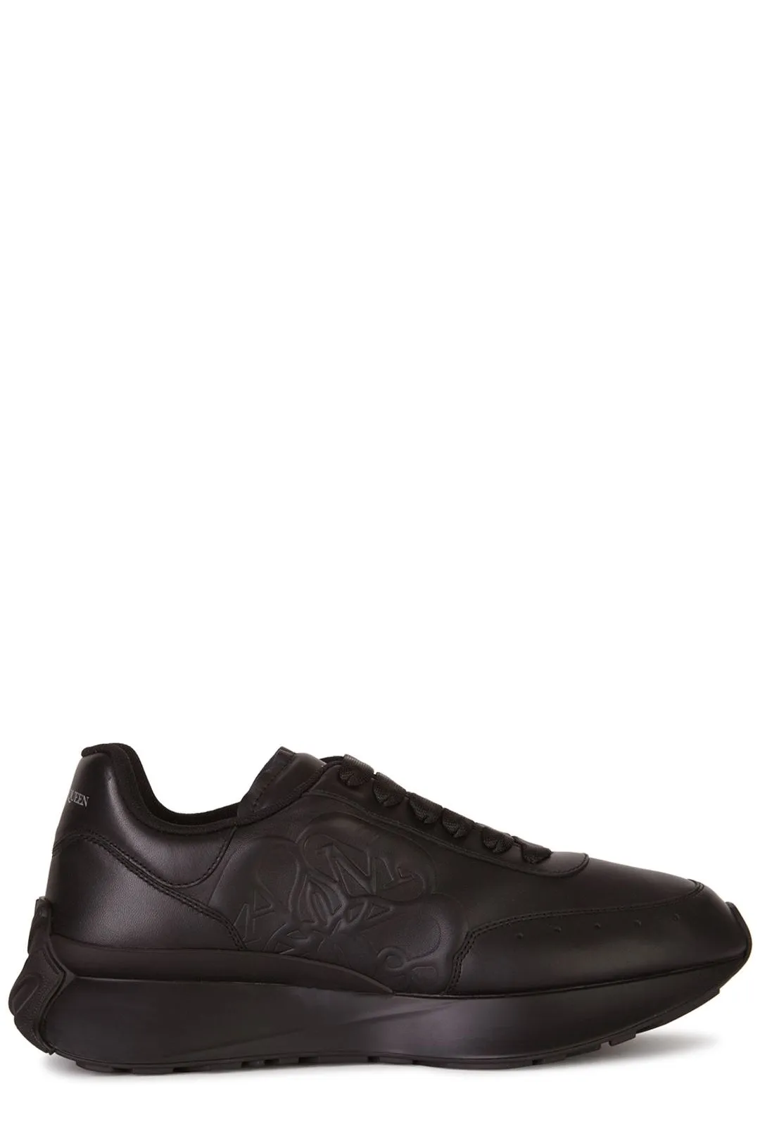 Alexander McQueen Embossed Lace-Up Sneakers