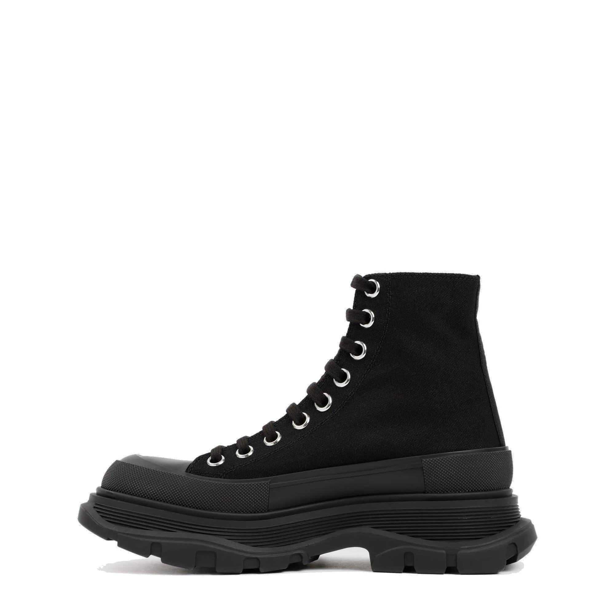 Alexander McQueen Logo Embossed Lace-Up Sneakers