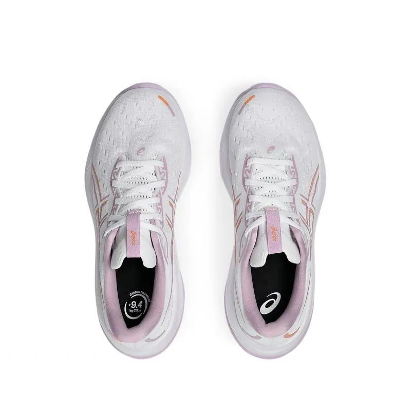 ASICS WOMEN'S GEL CUMULUS 26 WHITE/LIGHT UBE SHOES