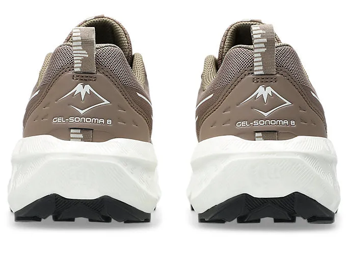 ASICS WOMEN'S GEL SONOMA 8 TAUPE/BIRCH TRAIL RUNNING SHOES
