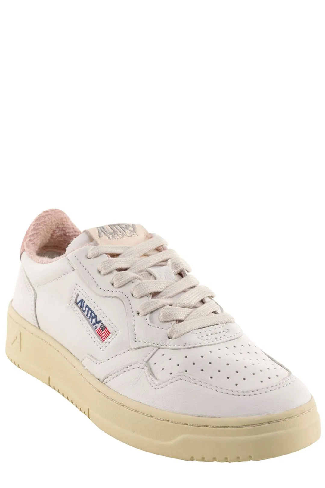 Autry Round Toe Lace-Up Sneakers