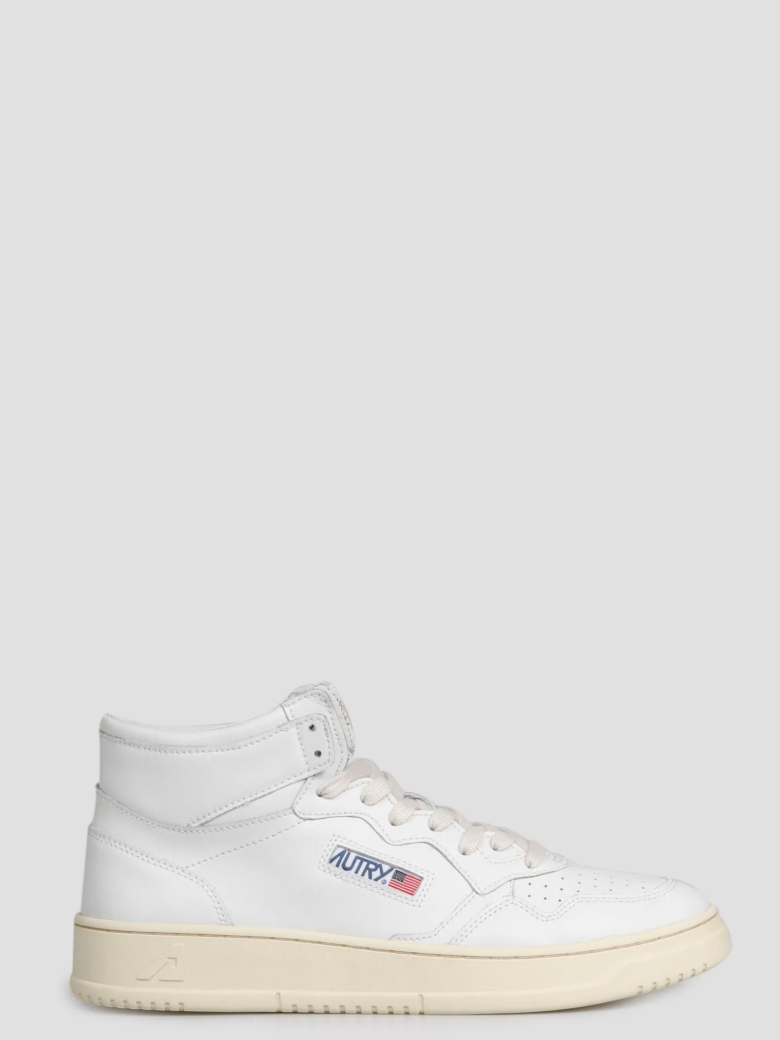 Autry Round Toe Lace-Up Sneakers