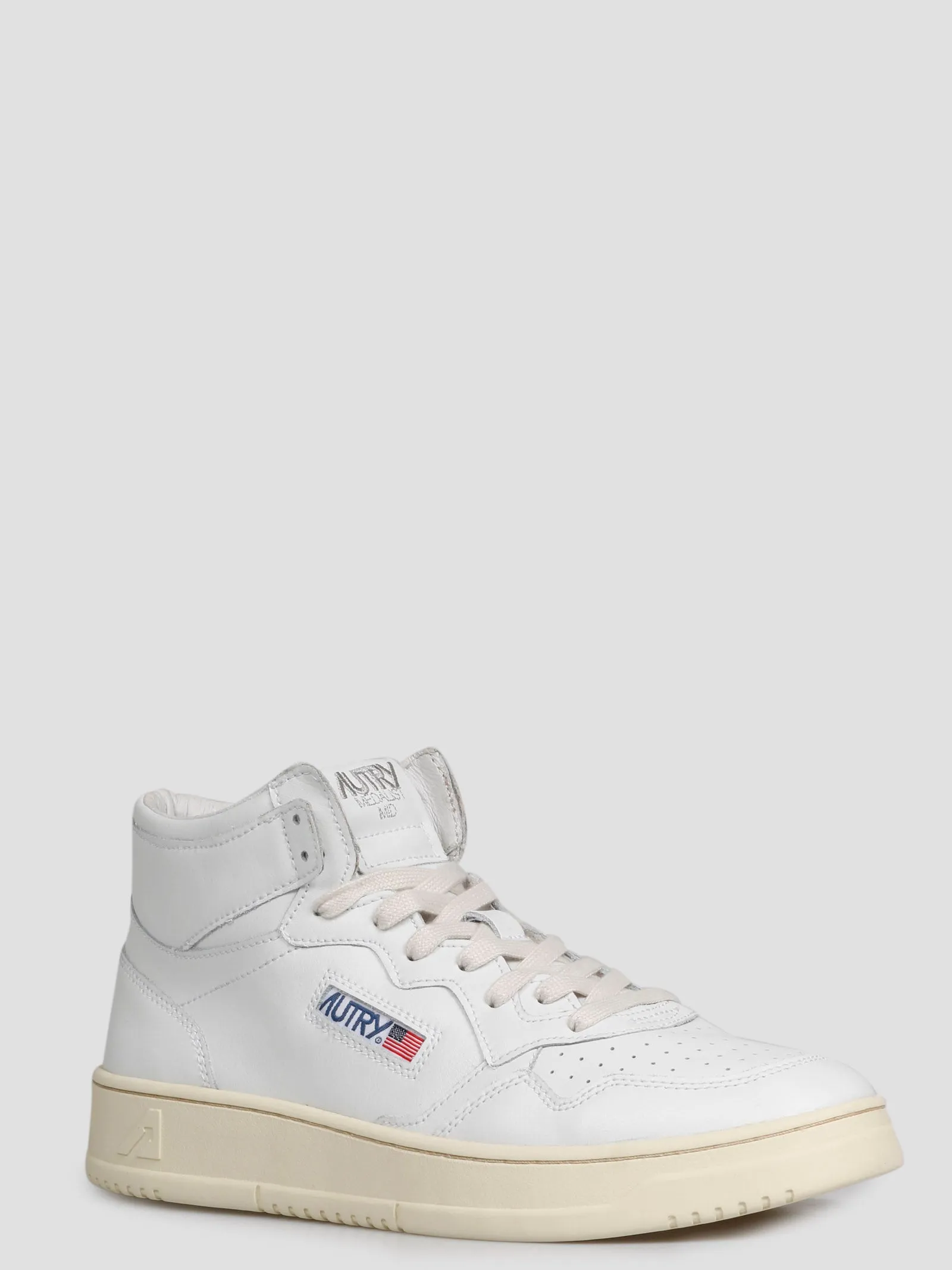 Autry Round Toe Lace-Up Sneakers