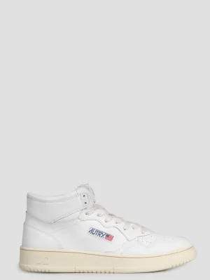 Autry Round Toe Lace-Up Sneakers