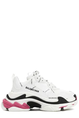 Balenciaga Triple S Lace-Up Sneakers