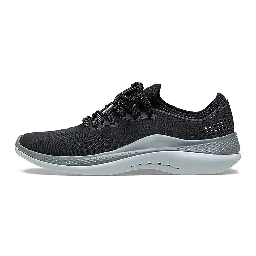 Crocs mens Literide Pacer Sneaker. Black/Slate Grey. 39/40 EU
