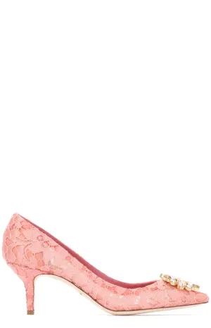 Dolce & Gabbana Bellucci Embellished Lace Pumps