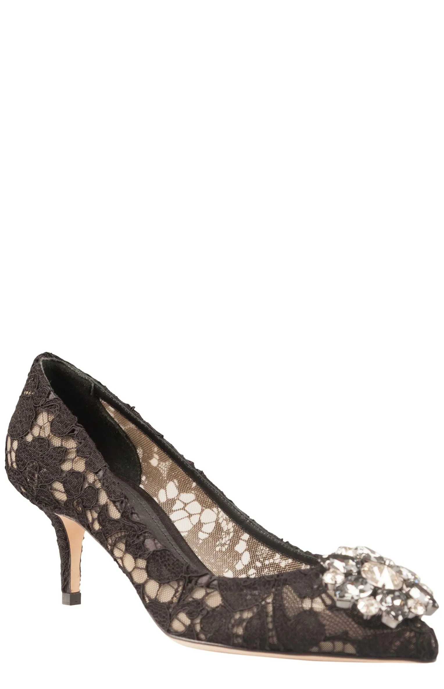 Dolce & Gabbana Bellucci Lace Embellished Pumps