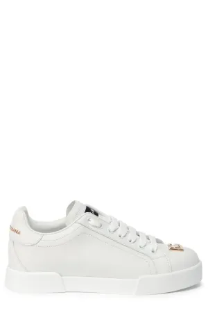 Dolce & Gabbana Logo Plaque Low-Top Sneakers