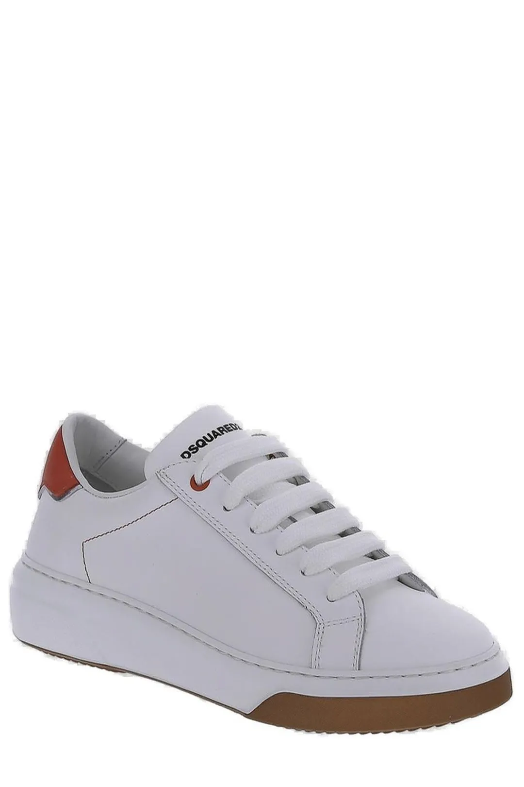 Dsquared2 Logo Print Panelled Lace-Up Sneakers
