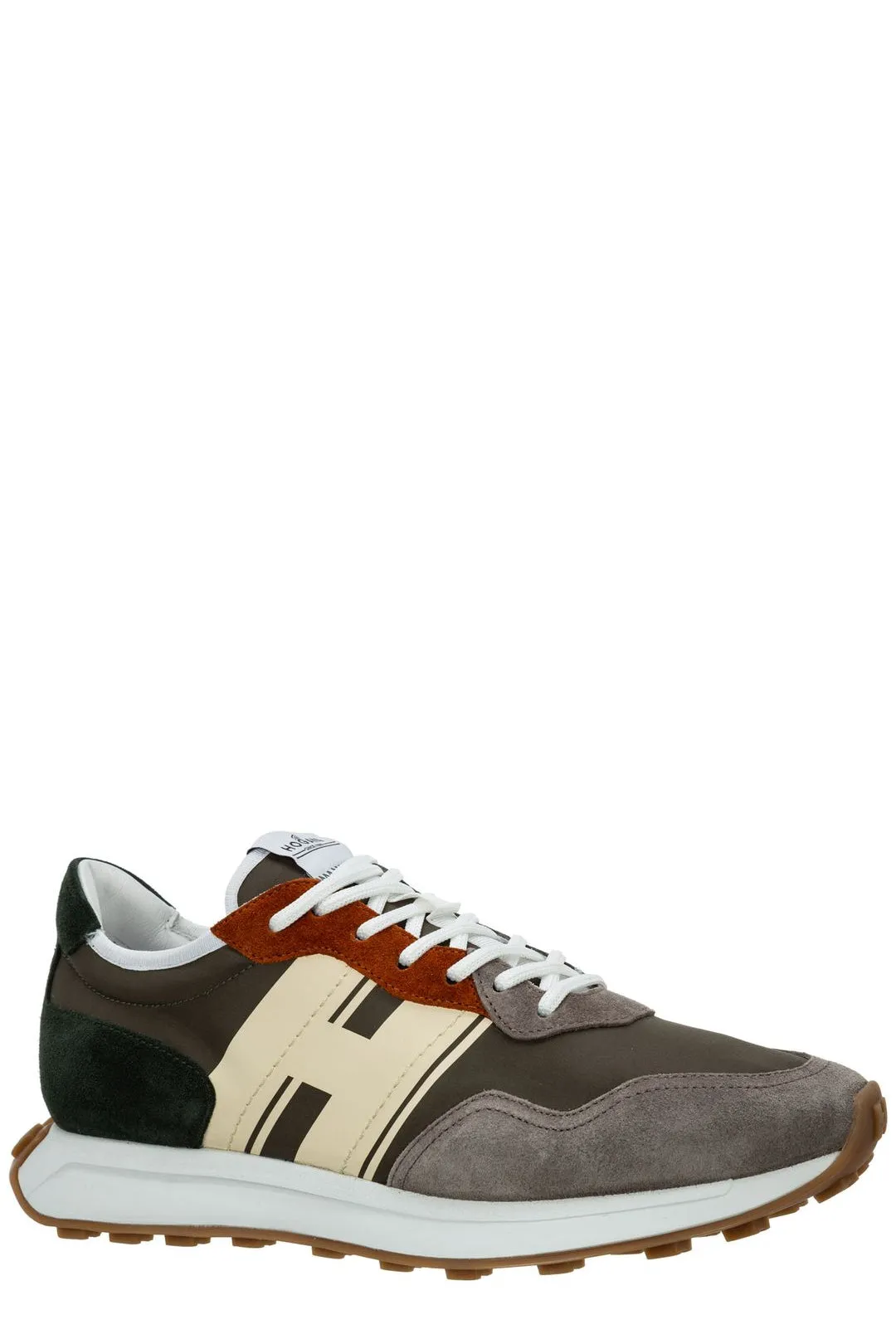 Hogan Logo Detailed Lace-Up Sneakers