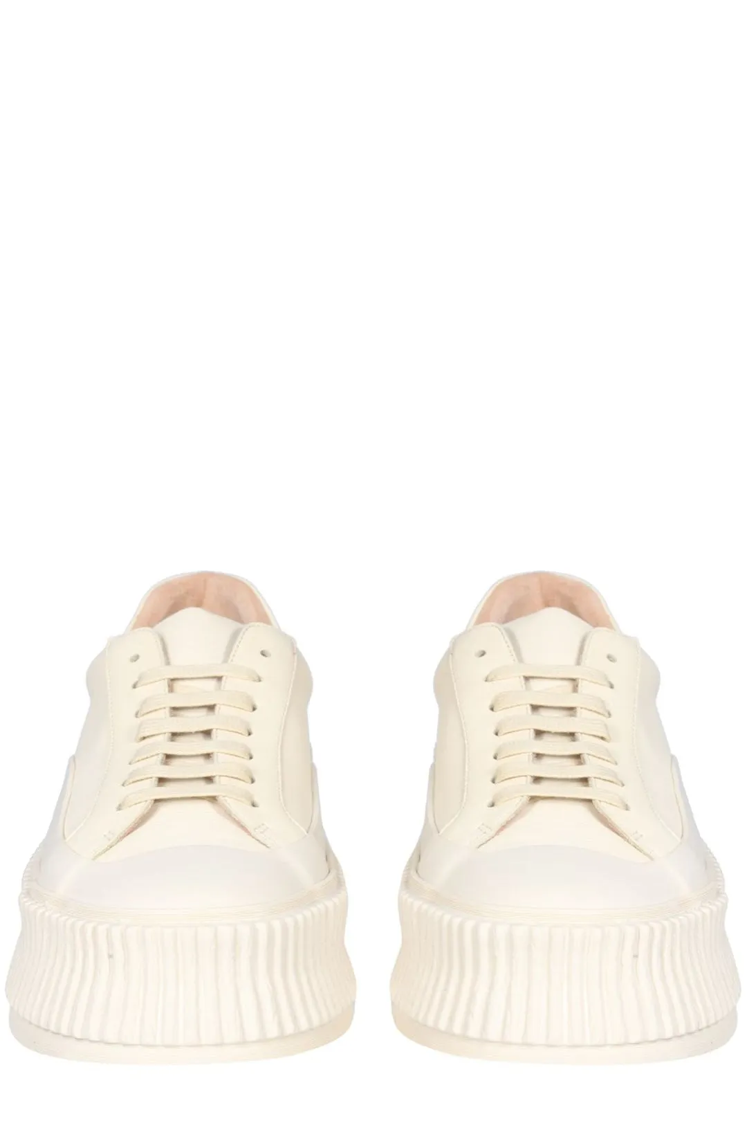 Jil Sander Ridged Lace-Up Sneakers