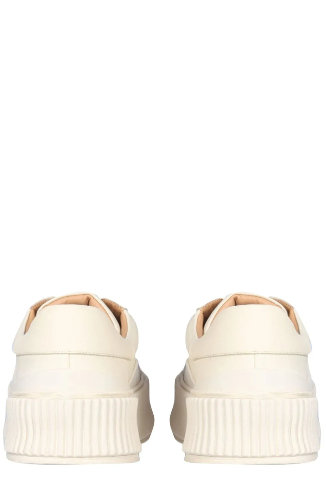 Jil Sander Ridged Lace-Up Sneakers