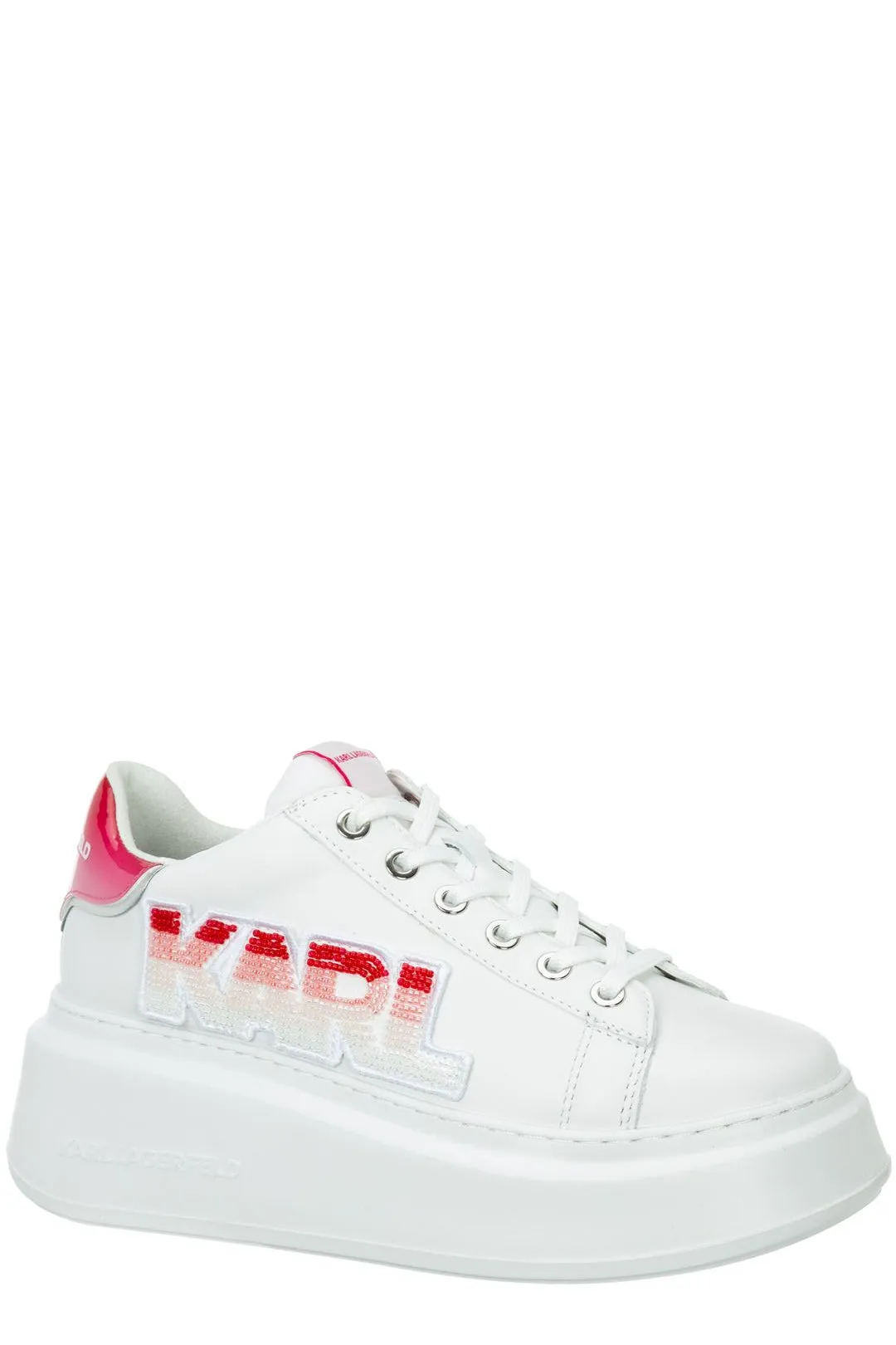 Karl Lagerfeld Logo Patch Low-Top Sneakers