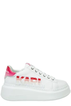Karl Lagerfeld Logo Patch Low-Top Sneakers