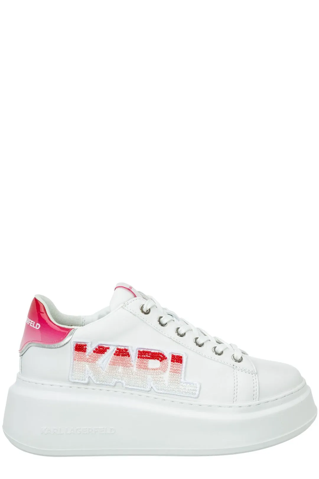 Karl Lagerfeld Logo Patch Low-Top Sneakers