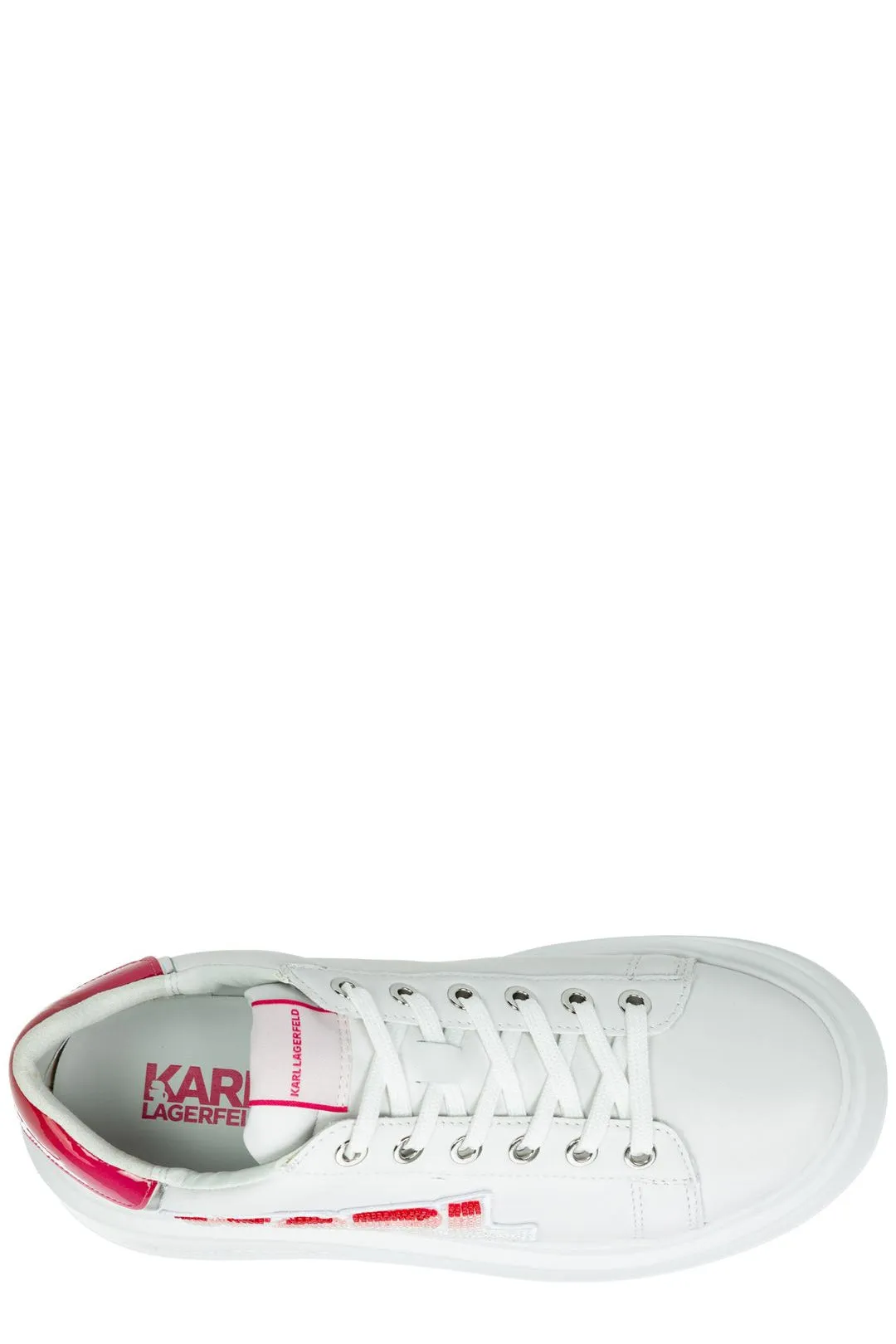 Karl Lagerfeld Logo Patch Low-Top Sneakers