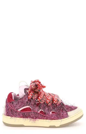 Lanvin Curb Lace-Up Sneakers