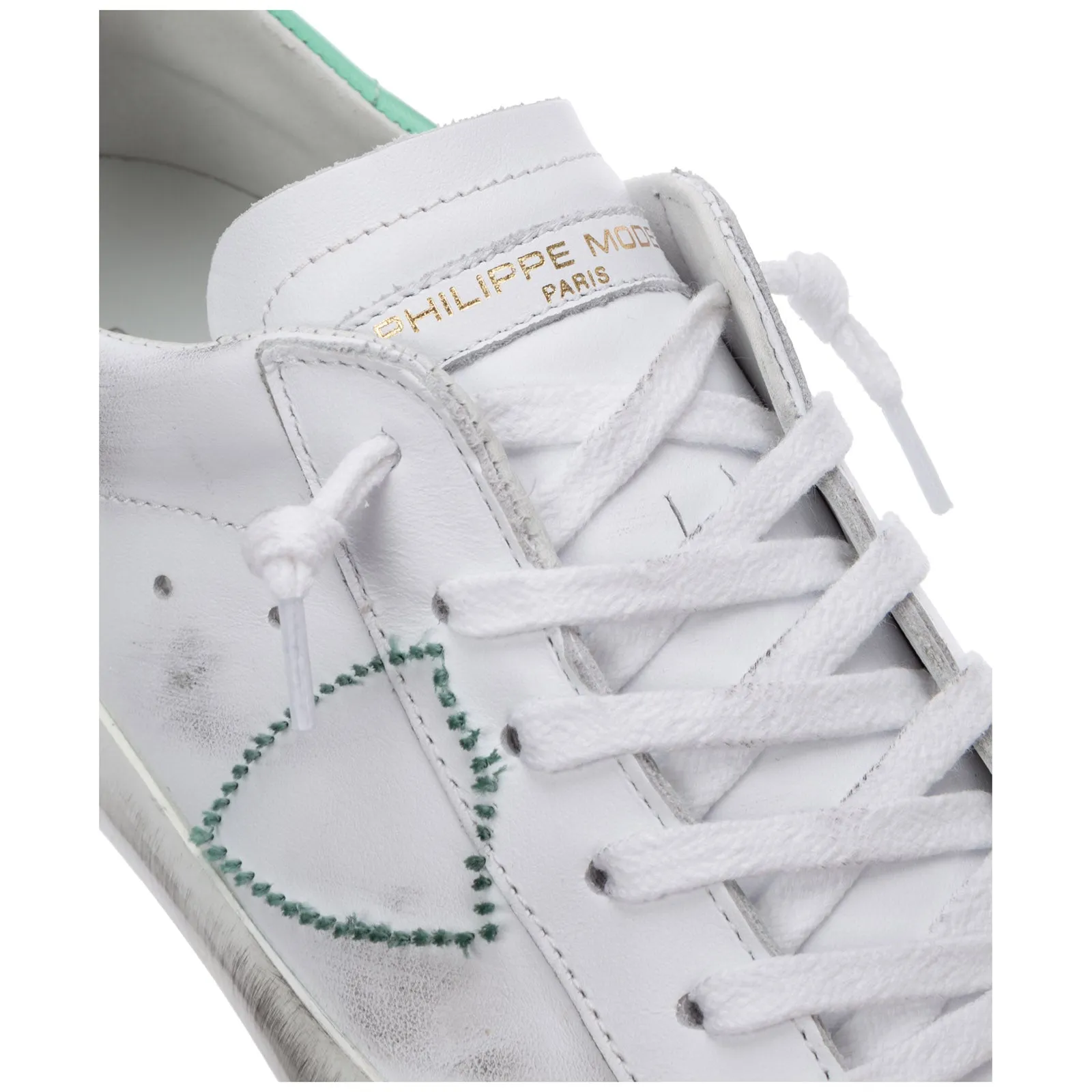 Philippe Model Paris Prsx Broderie Pop Lace-Up Sneakers