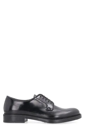 Prada Almond Toe Derby Shoes