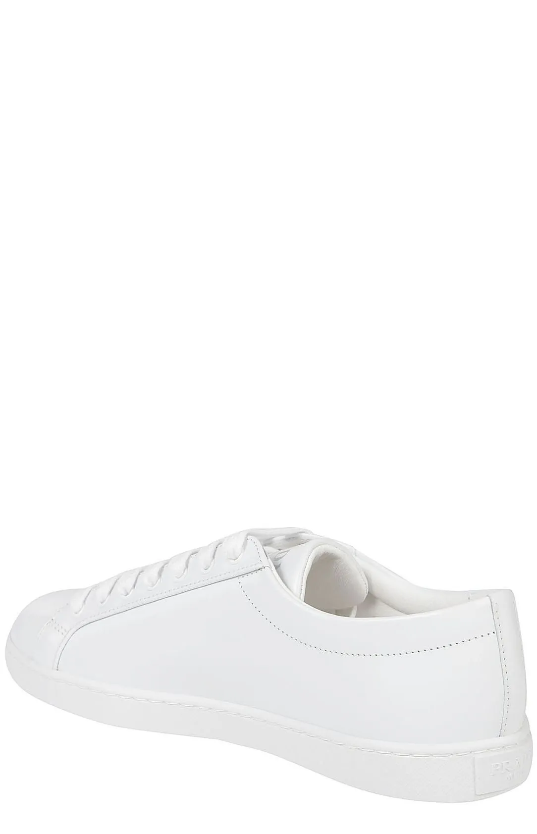 Prada Logo Plaque Lace-Up Sneakers