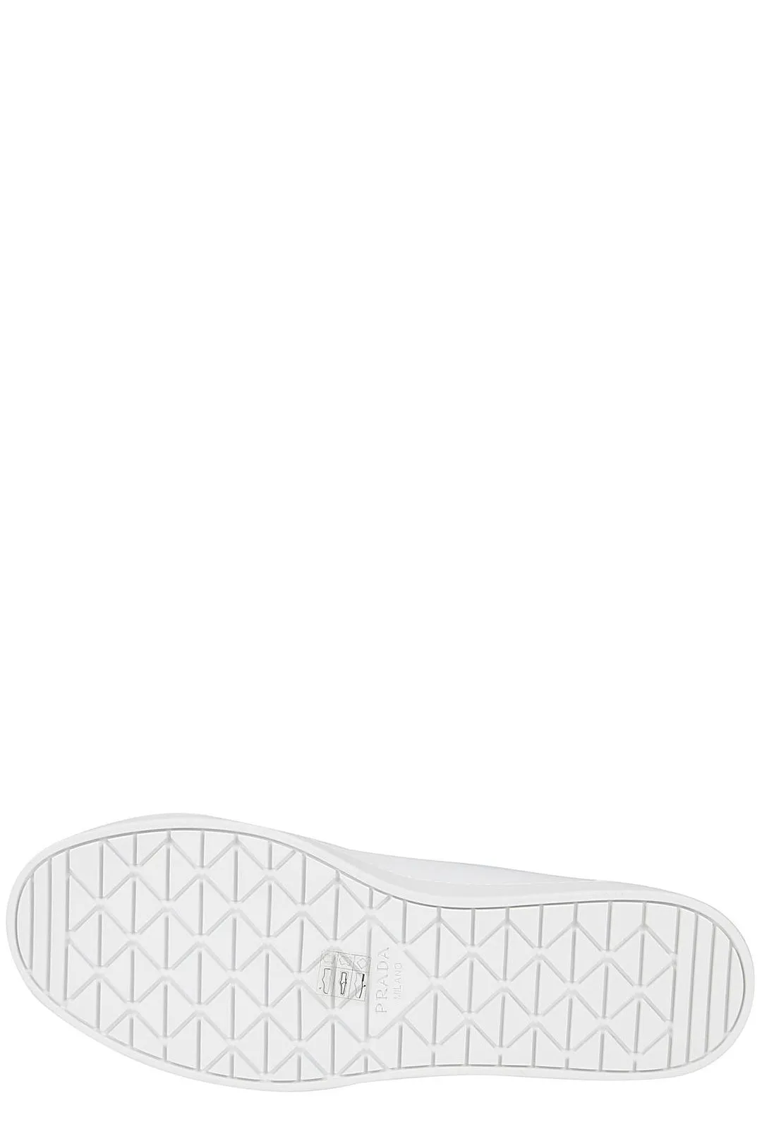 Prada Logo Plaque Lace-Up Sneakers