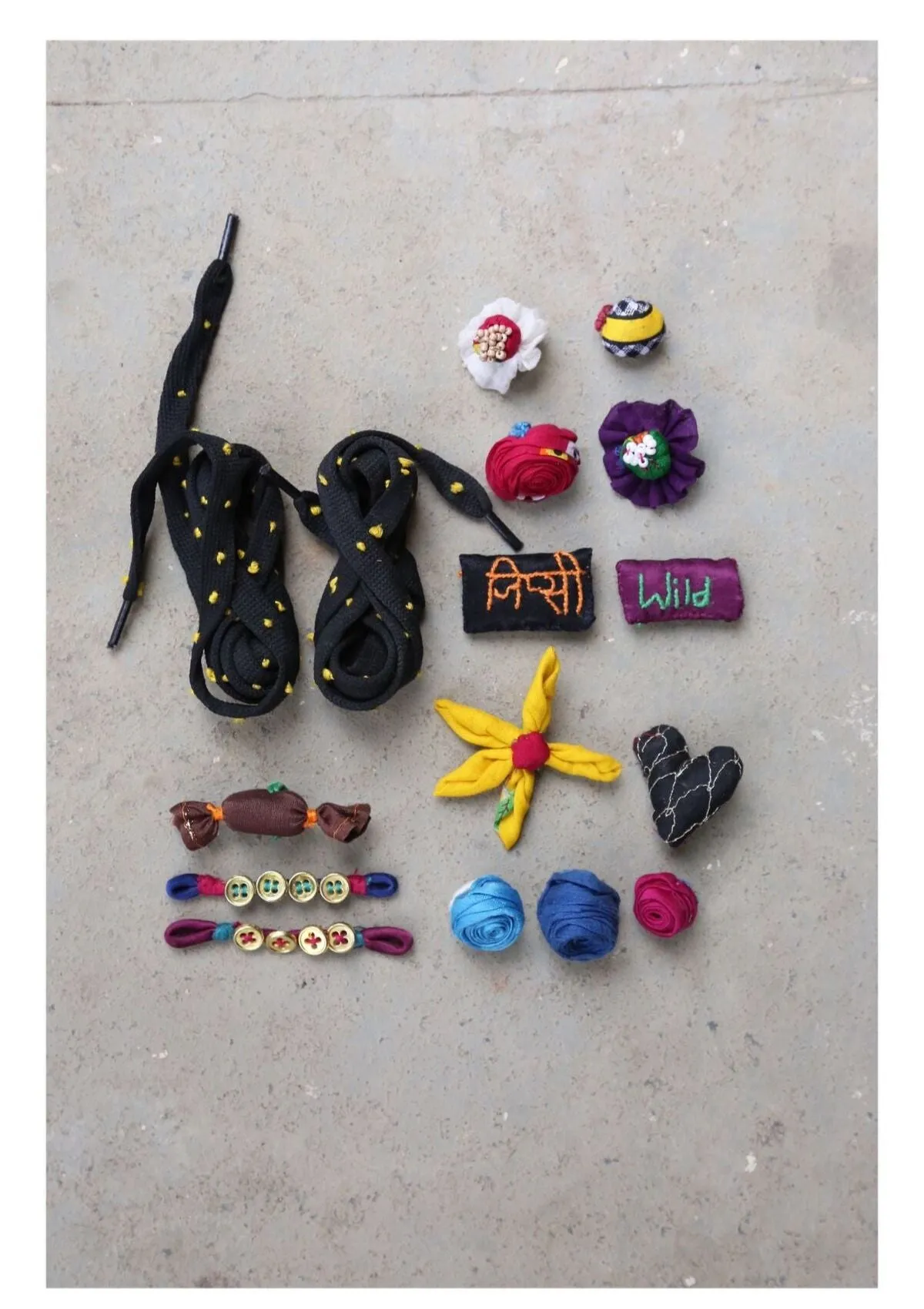 Salsa Handmade Shoe Lace Charms