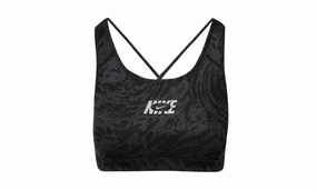 Sports Bra Nk Df Ic Swsh Strpy WMNS "BLACK"