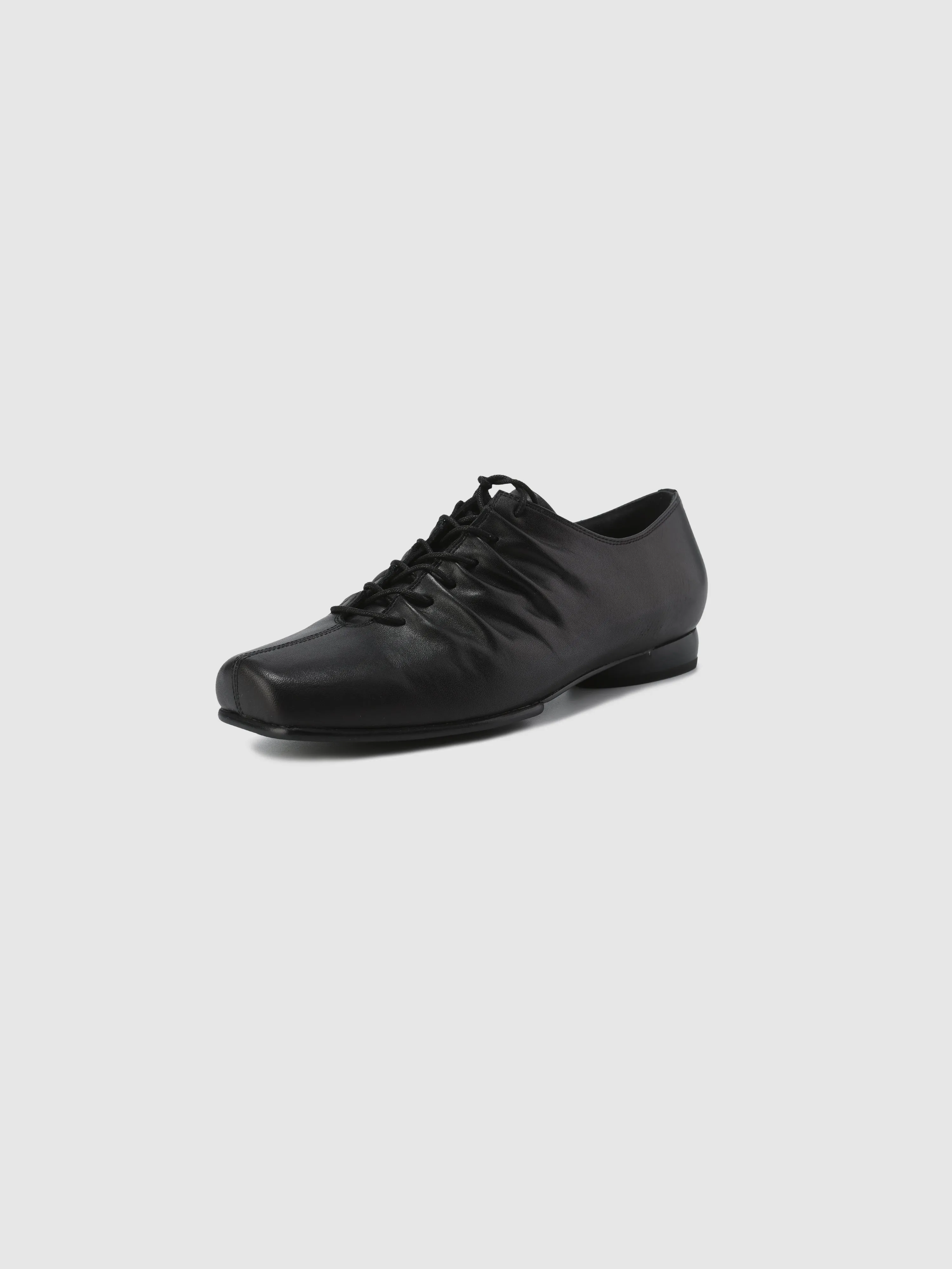 Square-Toe Lace-Up Ballet Shoes