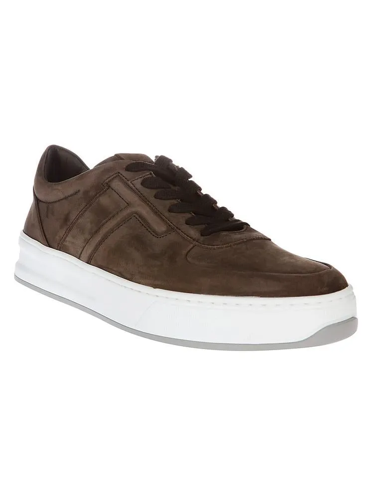 Tod's Round Toe Lace-Up Sneakers