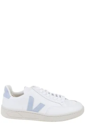 Veja V-12 Round Toe Lace-Up Sneakers