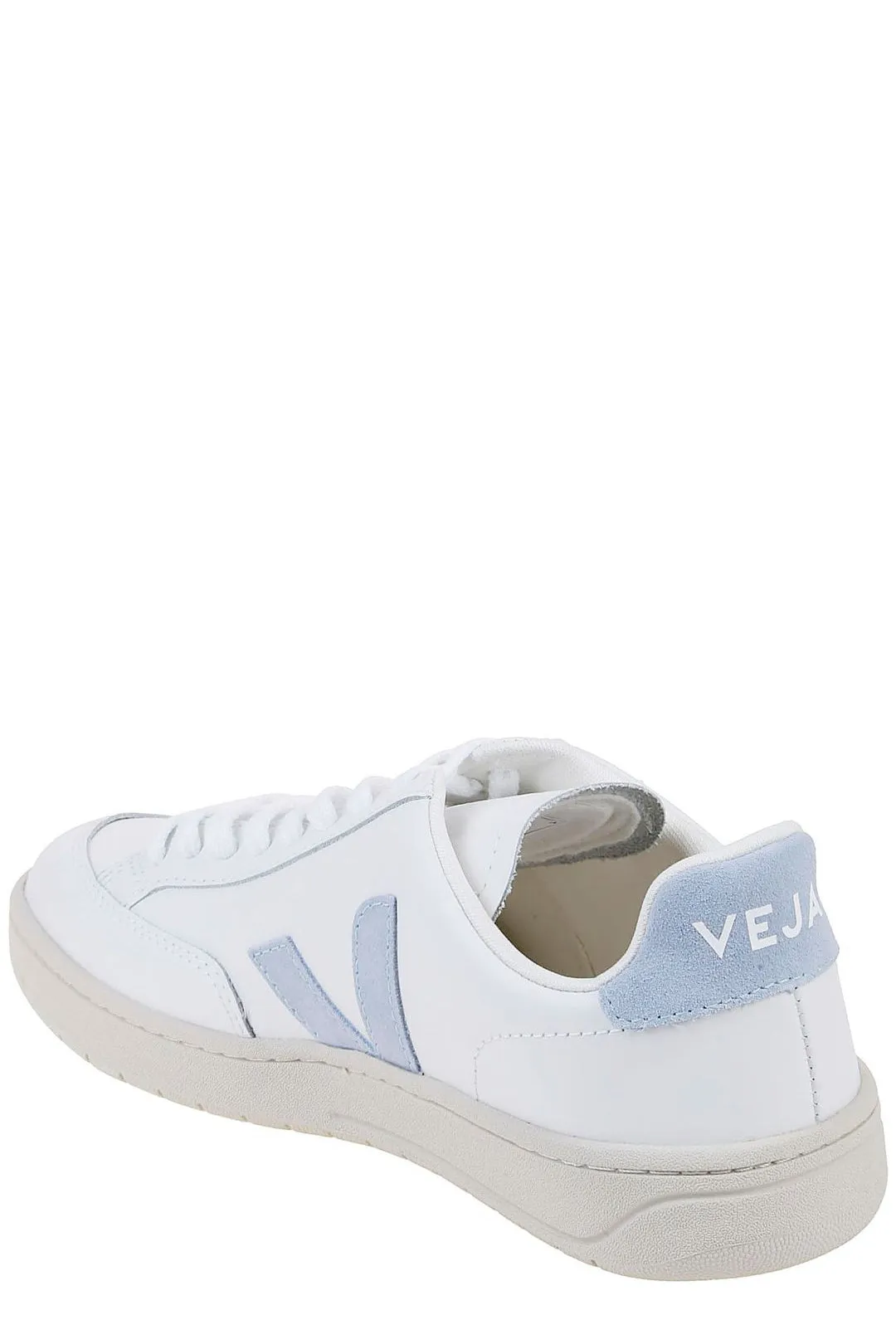 Veja V-12 Round Toe Lace-Up Sneakers