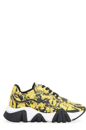 Versace Squalo Lace-Up Sneakers